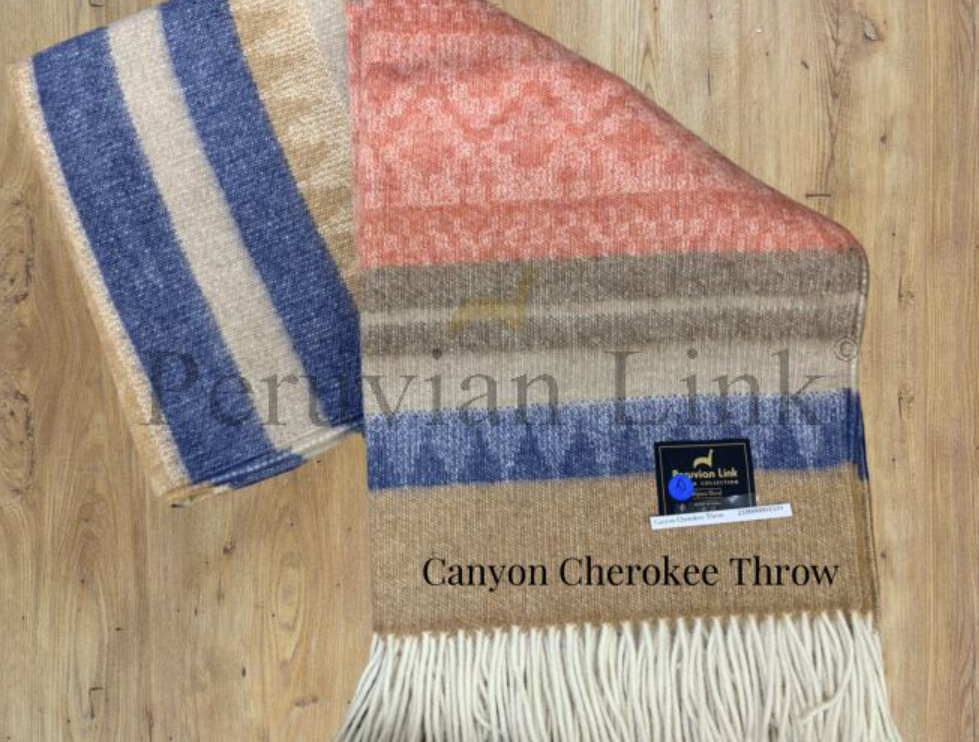 Cherokee Alpaca & Wool Throw Cherokee Alpaca & Wool Throw